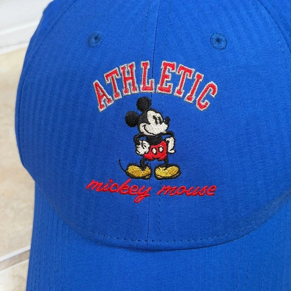 Nike Golf Blue Disney Parks Mickey Mouse Athletic Hat Swoosh Cap
